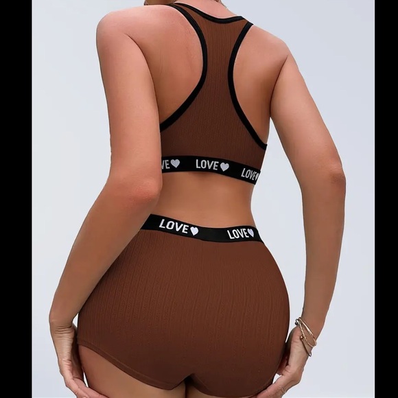 Callie Lives Sweet Love: Athleisure Loungewear High-Waist BoyShort Sets S M L XL - Picture 6 of 16